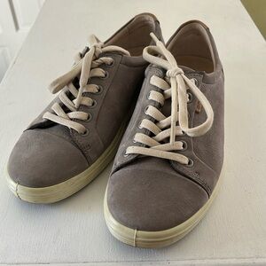 ECCO Soft 7 Sneakers - Pebble suede, Size 38